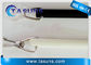 स्टेनलेस स्टील स्नैप के साथ सफेद 9.5 मिमी 10 मिमी शीसे रेशा पर्दा रॉड