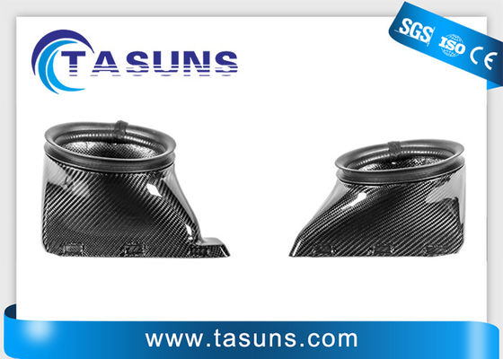 गुणवत्ता  CE Carbon Fiber Intake Front Bumper Intake Hole Air Duct Cover फैक्टरी